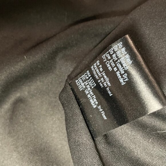 BHLDN Black Delice Crepe Off The Shoulder Evening Maxi Dress Slit - Picture 9 of 10